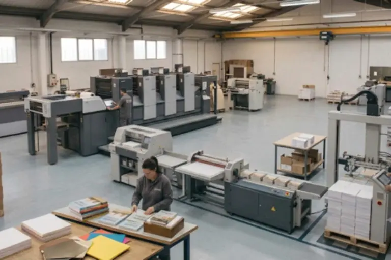 Impresiones de libros con equipo digital y offset